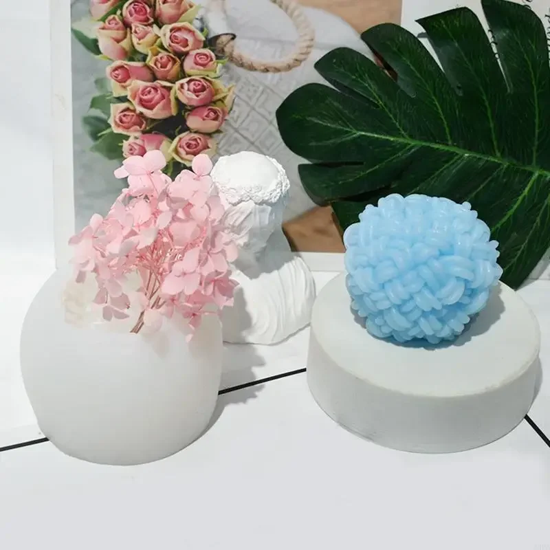 A3PA 에폭시 수제 비누 금형 원사 공 장식 금형 DIY 장식 비누 용융 수지 점토 만들기
