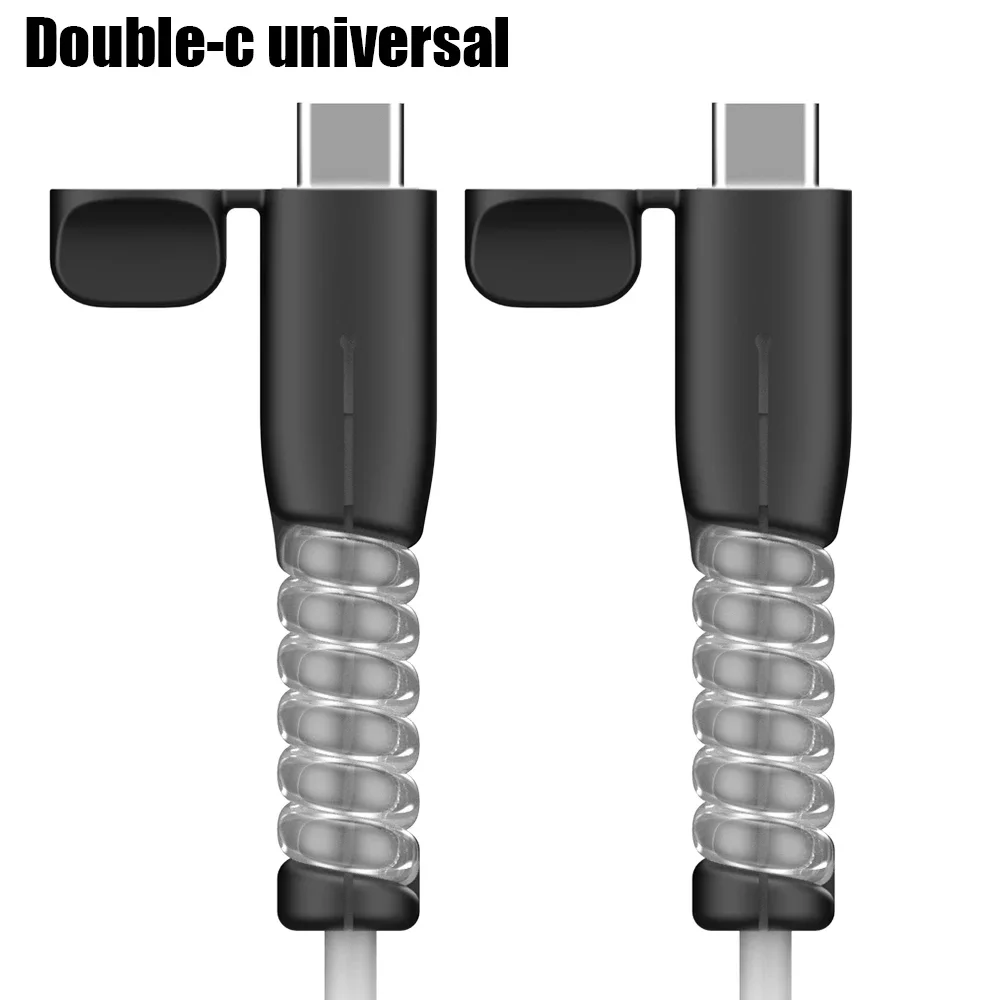 Dual-Layer Silicone Charging Cable Protector Sleeve