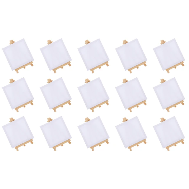 10 Sets Wooden Canvas Frame Easel Kit 8x15 Oil Painting Stand 10x10 Picture Frame Tools Craft Project Beginner for painting 6