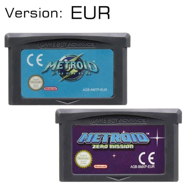 Metroid Series GBA Game 32-bit Video Game Cartridge Console Card Fusion Zero Mission for GBA NDS USA EUR Version 3