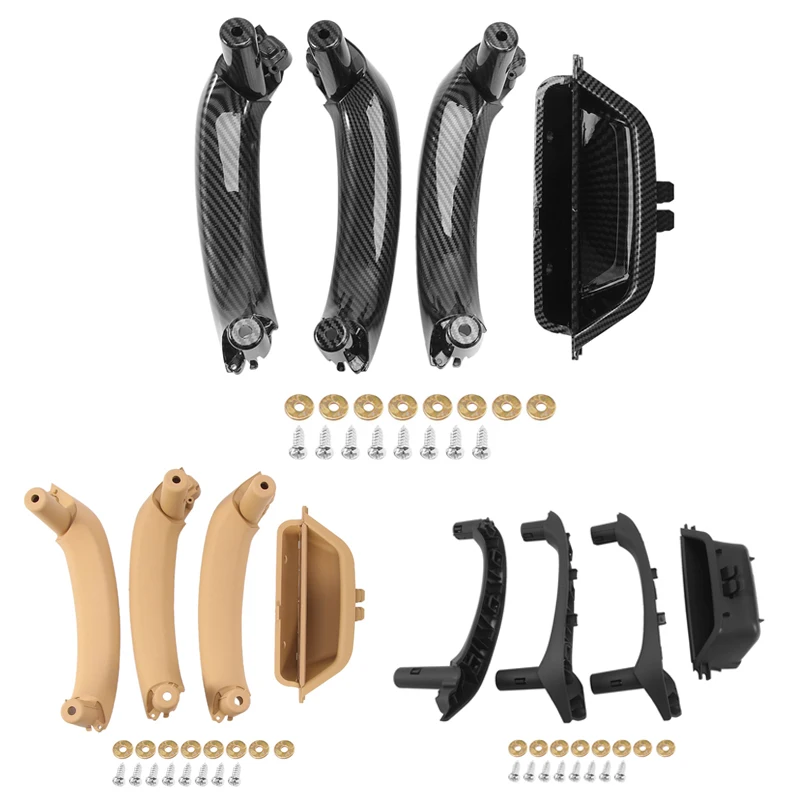 

4 шт., набор ручных поручней для внутренней двери автомобиля BMW X3 X4 F25 F26 2010-2016