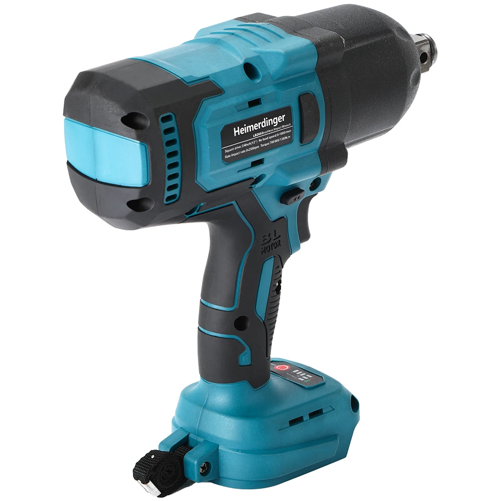 True 1300N.m 18V 3/4 Inch Brushless Cordless Impact Wrench Compatible with BL1860... Battery,For Truck, Lay Rails and Towers 6