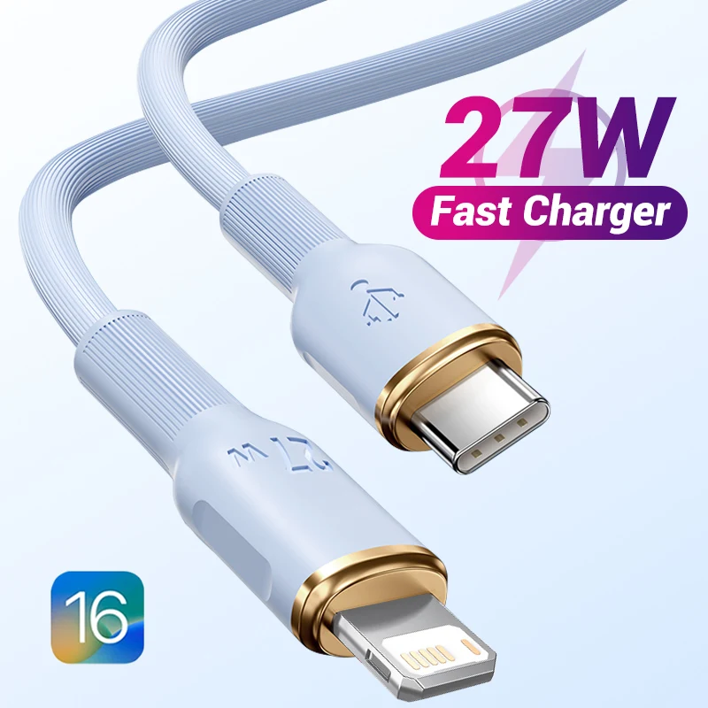 Pd 27W Cavo In Silicone Liquido Morbido Usb C Super Veloce Per Apple Iphone 14 13 12 11 Pro Max Ricarica Cavo Xr Xs X 7 8 6 Plus