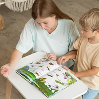 Biidi learning game for kids Montessori learning book for children intelligence educational Russian electronic book picture books 2