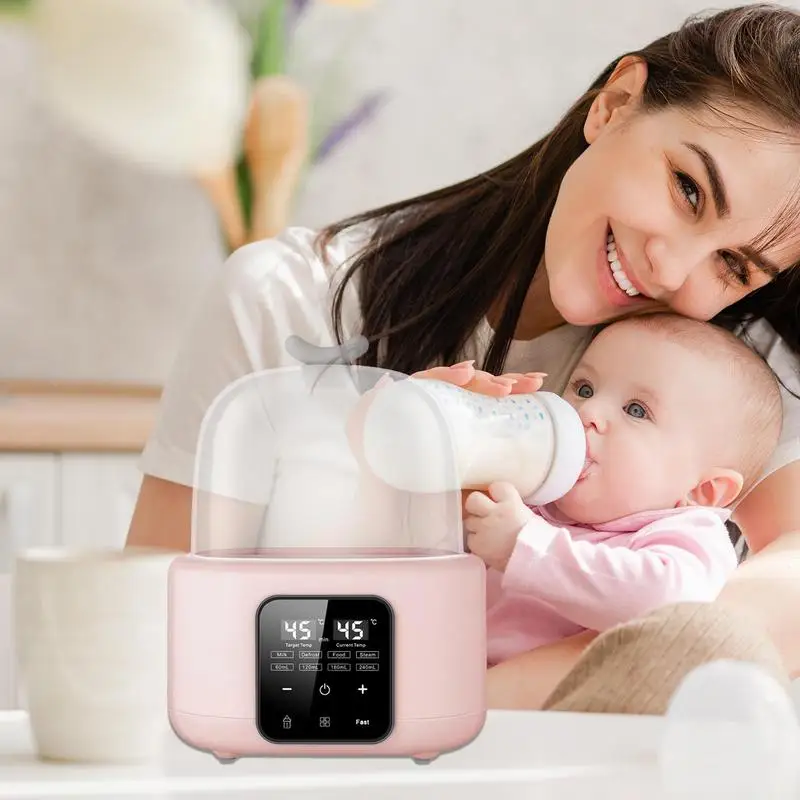 Baby Milk Warmer Smart Milk Bottle Warmer Accurate Temperature Control Defrost Baby Bottle Heater Home Food Streamer For New