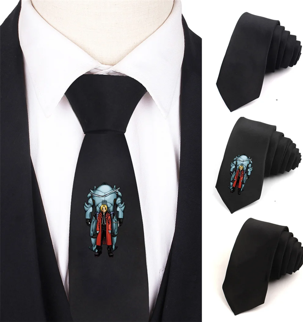 

Kids Necktie Anime Fullmetal Alchemist Necktie Boy's Children Necktie Cotton Neck Tie Teenager Neck Tie Necktie