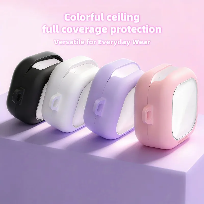 Shock-Resistant Protective Earbud Case with Secure Lock and Holder