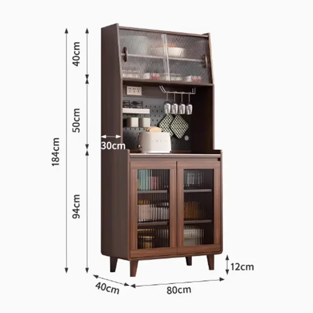 Modern Storage ตู้ไม้ Complete แผ่นระดับเต็มสูงตู้ครัวตู้เสื้อผ้า Nordic หรูหรา Armoire De Rangement เฟอร์นิเจอร์ 3