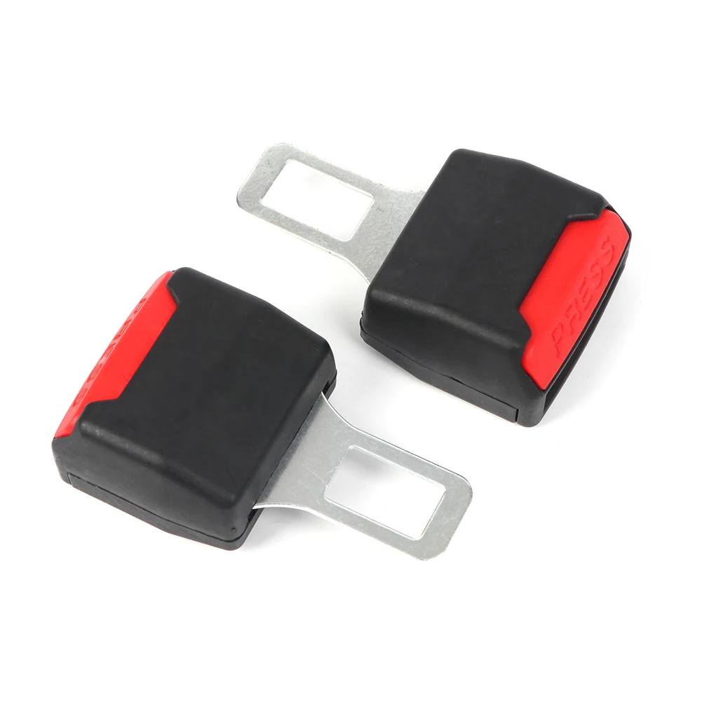 2 PCS Car Seat Belt Clip Extender Safety Seatbelt Lock Buckle Plug Thick  Insert Socket Extender Safety Buckle - AliExpress