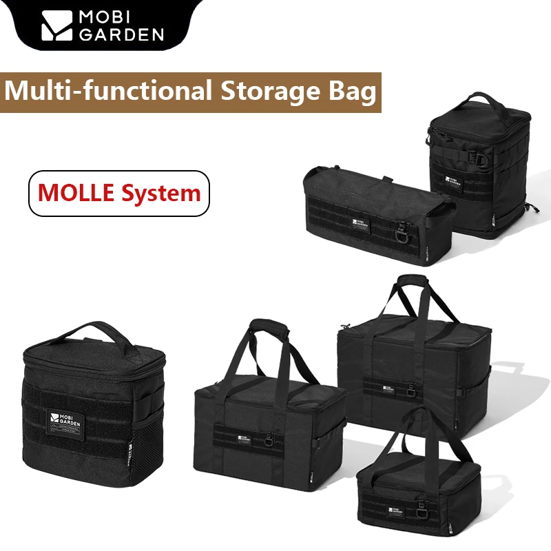 MOBI GARDEN Camping Storage Bag Large Capacity MOLLE System