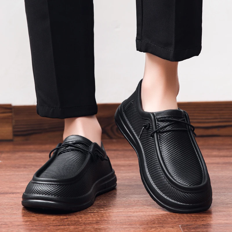 Men Casual Shoes Sport Shoes Kitchen Working Shoes Non-slip Waterproof Chef Shoes Fashion Men Outdoor Water Plus Size 40-47