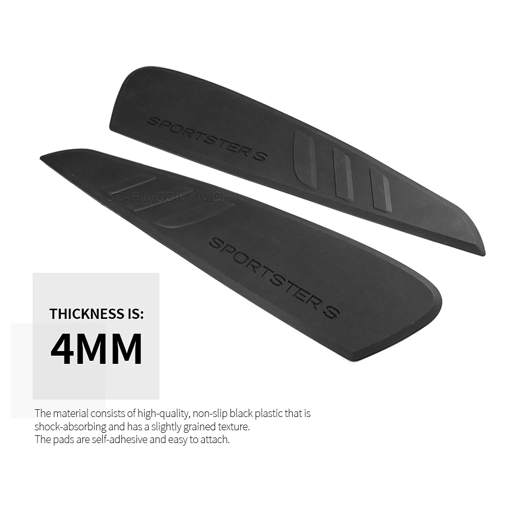 Side Fuel Tank Pad Protector Stickers with Gas Knee Grip Traction Pad