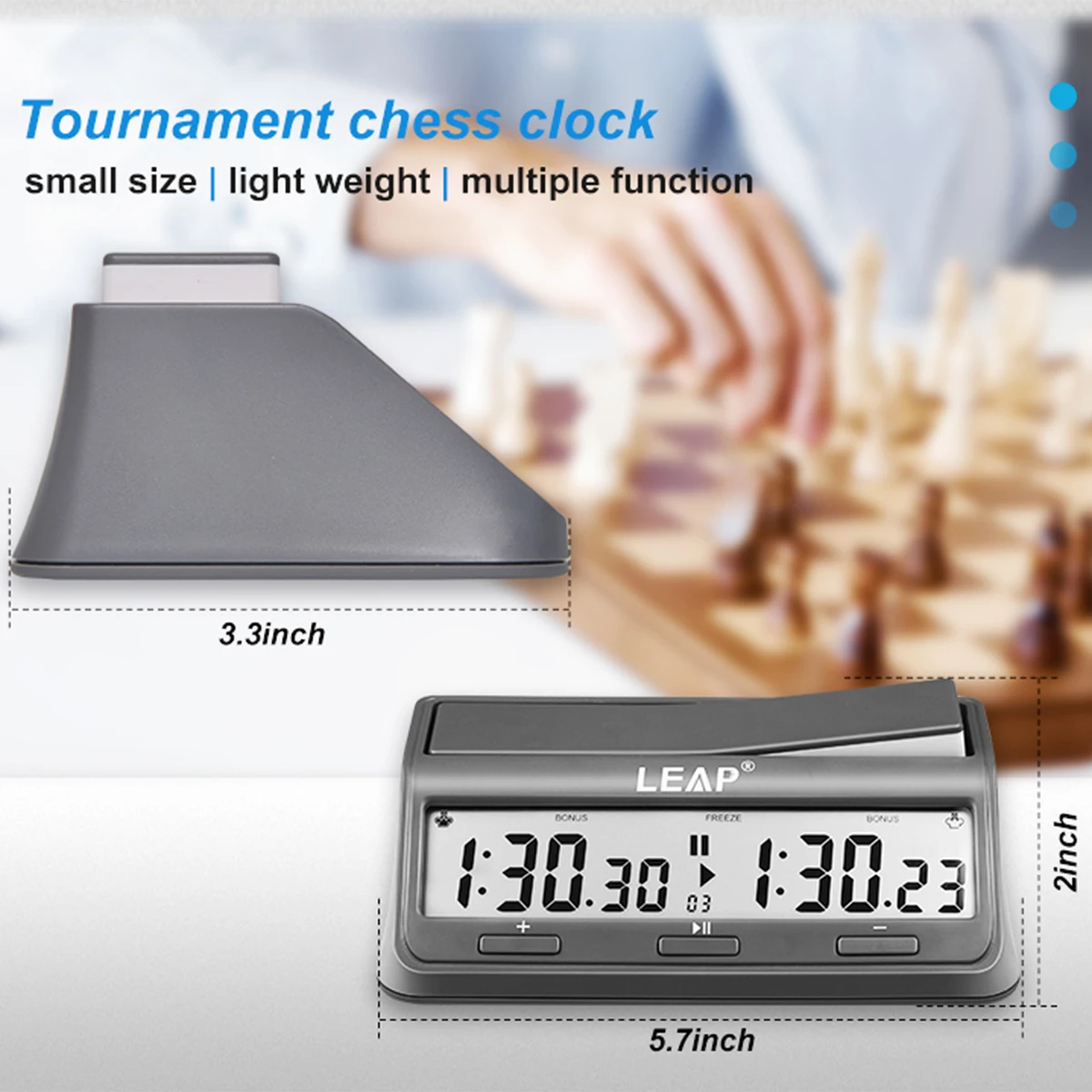 Professional Chess Clock Multifunctional Digital Watch Accurate Count Up Count Down Timer Board Game Stopwatch chess timer board game table games