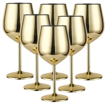 Stainless Steel Wine Glass 1