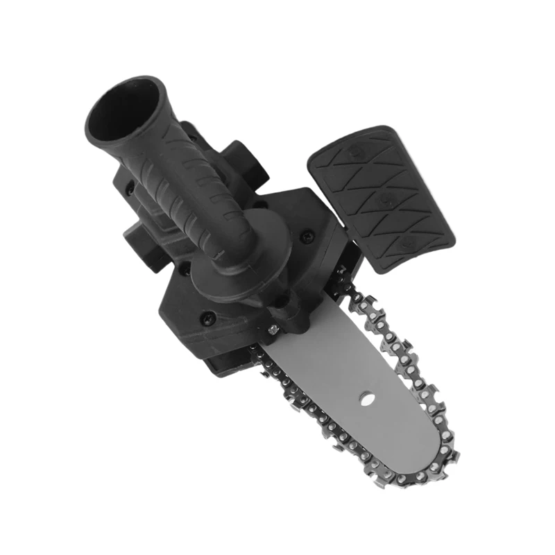 A20F-Electric Drill Converter Into Electric Saw With 4 Inch Chain Mini Handheld Chain Saw Conversion Bracket