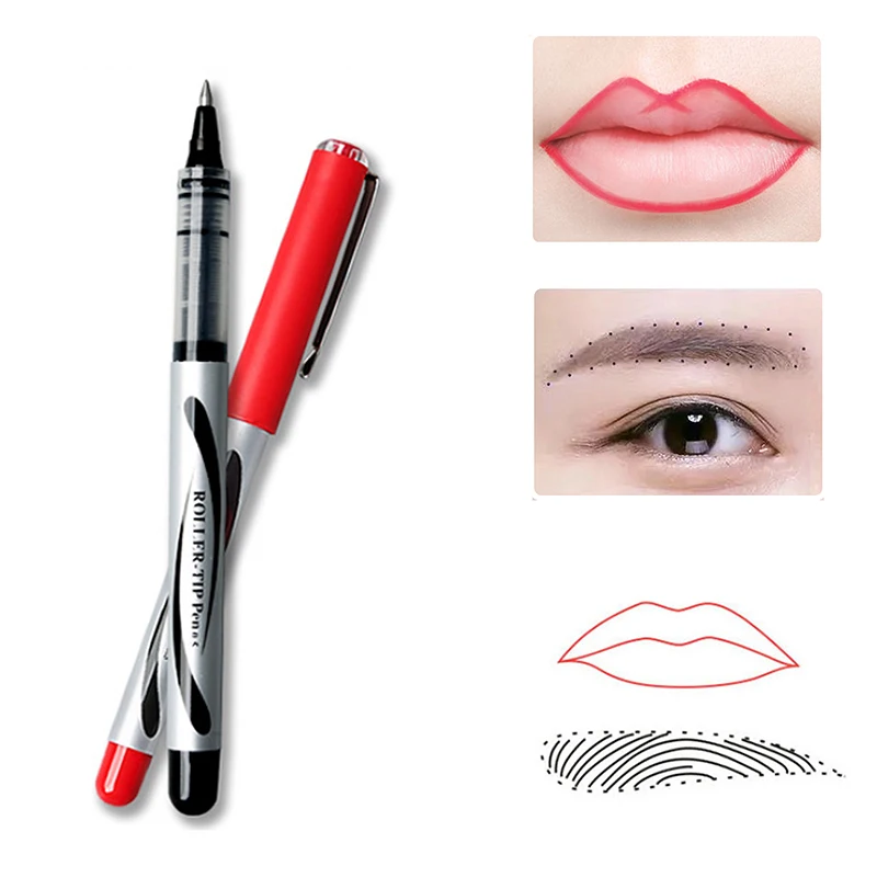 

1PC Embroidery Waterproof for Lip Skin Marker Pen Tattoo Skin Marker Tattoo Tool