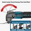 Brushless Oscillating Multi Function Tool Kit Cordless Electric Saw Trimmer Shovel Polisher For Cutting Scrape Woodworking Tool 3