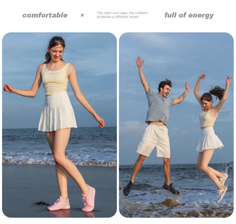 Aqua Shoes For Men Women Barefoot Water Shoes Anti-Slip Quick-Drying Outdoor Beach Upstream Wading Swimming Shoe Sneakers Unisex