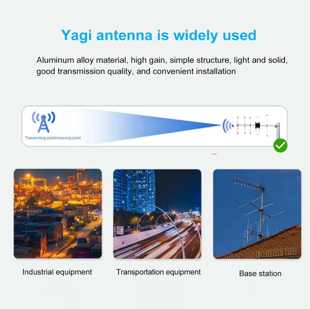 Yagi Antenna Yagi-AY09 UHF 430-450MHz SO239 Connector Fit For TYT MD-380 MD398 N