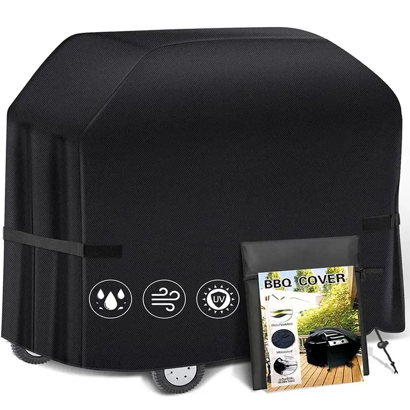 Outdoor BBQ Grill Cover 420D Oxford Barbecue BBQ Covers Heavy Duty Waterproof Dust-proof Protective Cover Kitchen Accessories