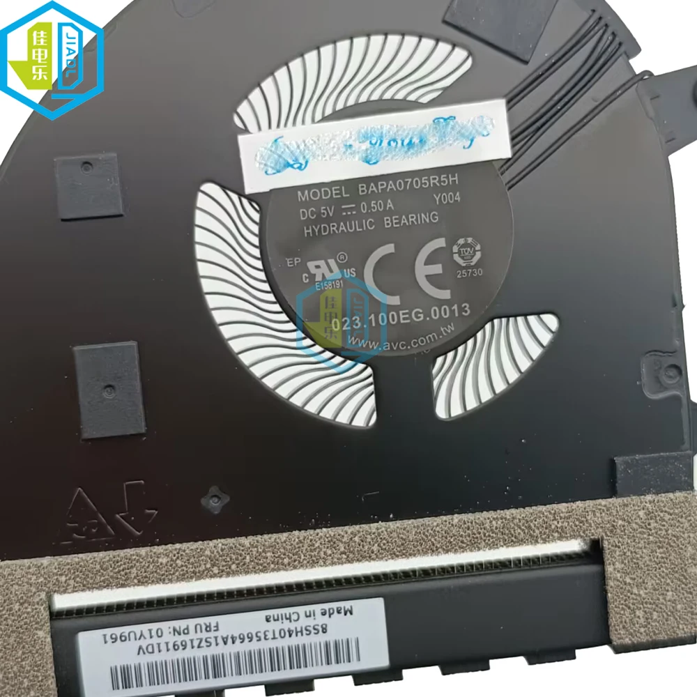 Cpu Térmica Ventiladores de Refrigeração para Lenovo Thinkpad Dissipador Gen Bapa0705r5h Y004 023.100eg.0013 01yu962 X390 Yoga - Imagem 5
