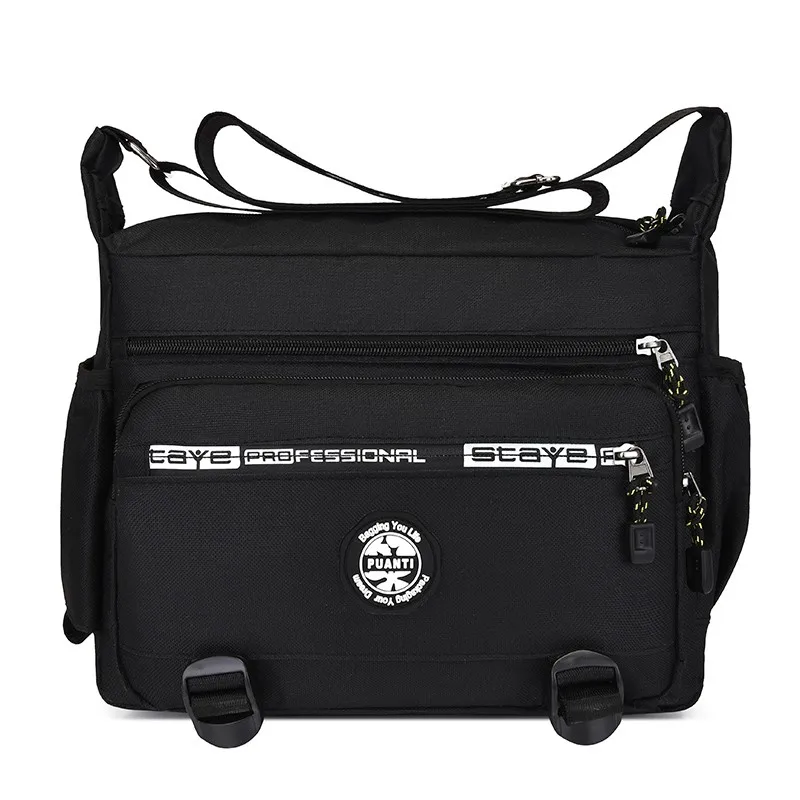 Men Waterproof Oxford Shoulder Bags Pocket Luxury Handbags Men Shopper