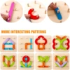 Children's Wooden Montessori Variable Shape Matching Column Creative Building Blocks Early Education Toy Baby Puzzle Blocks 4