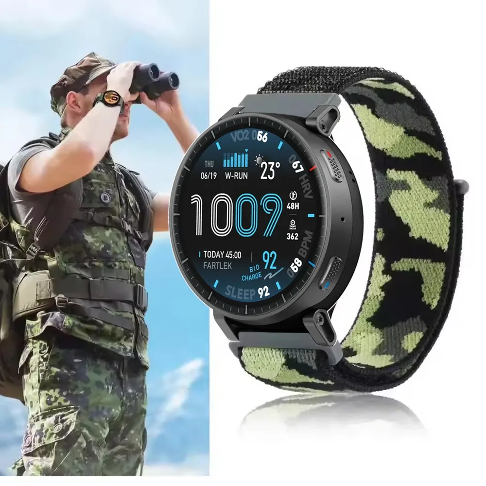 Nylon Loop Strap, 20mm/22mm, Comfortable and Adjustable Watch Band