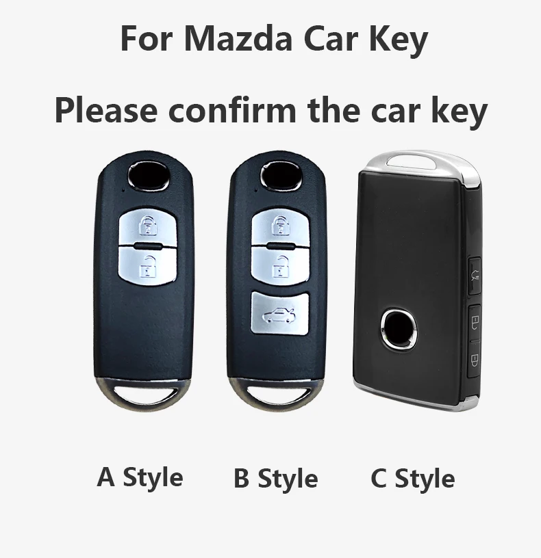 TPU Soft Car Remote Key Case Cover Protector Shell Fob For Mazda 3 Atenza CX30 Alexa CX-30 CX3 CX8 CX-8 CX5 CX-3 CX9 CX-9 CX-5