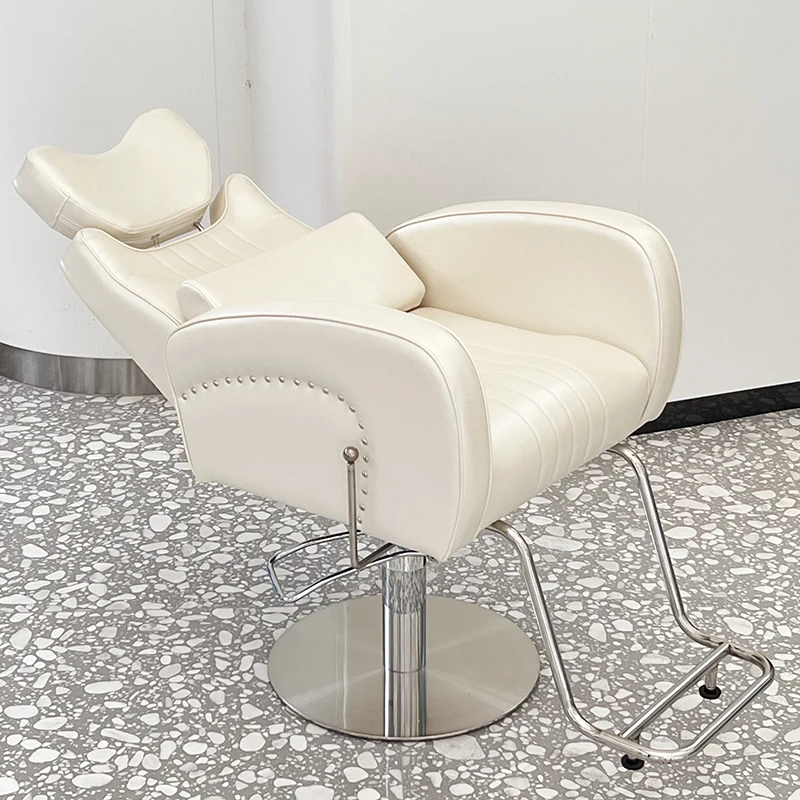 Foldable Hair Salon Barber Chair Dedicated Lift Beauty Barber Chair Clipper High-end Minimalist Silla Barberia Spa Furniture