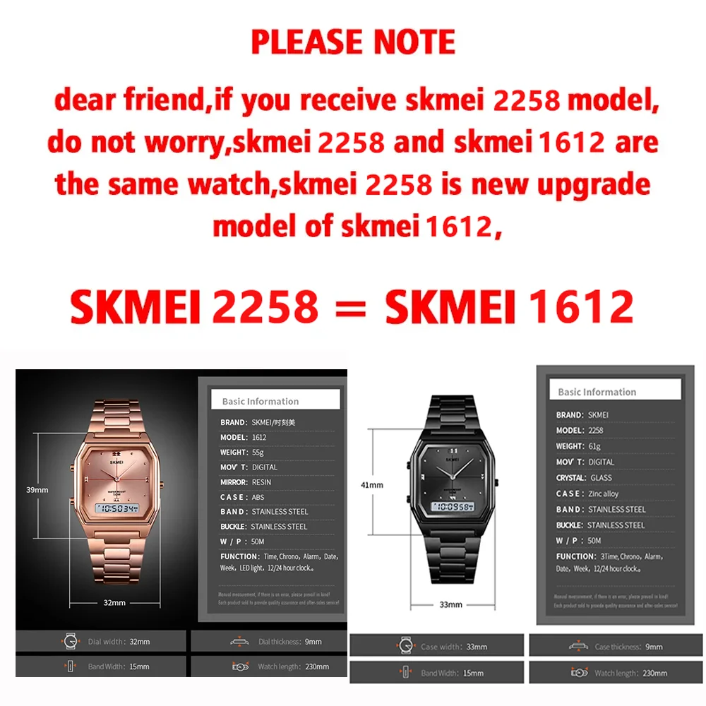 Skmei luxus edelstahl countdown uhr damen mode sport armbanduhr wasserdicht  klein zifferblatt chrono digital uhr - AliExpress