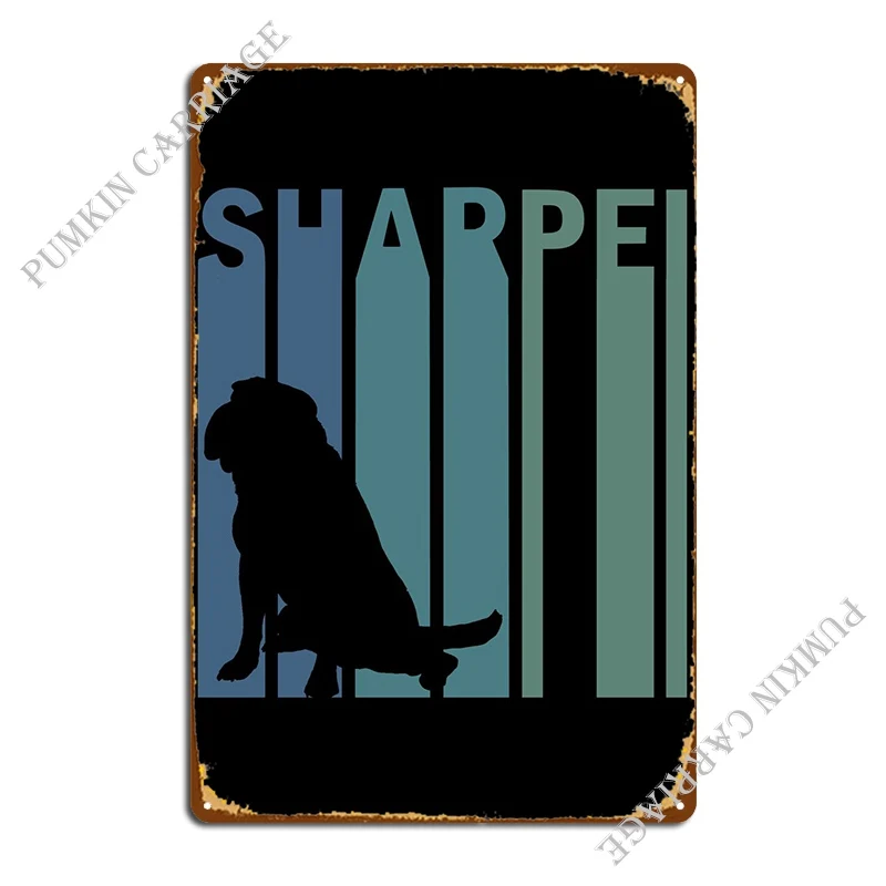 

Металлический знак Sharpei, украшение для гостиной, пещера, Классический оловянный плакат