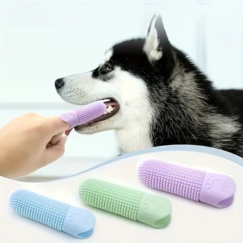 Silicone Pet Finger Toothbrush 2