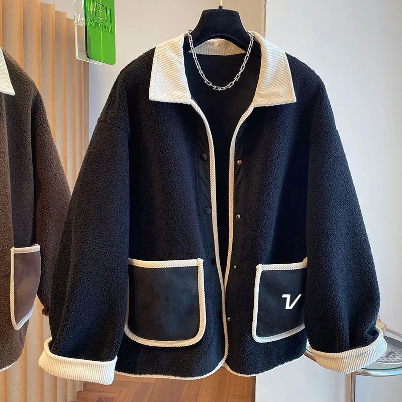 여성 골프 의류 Luxury Golf Jacket Women Golf Wear Autumn New Jacket Women's golf clothing High Quality Together Lamb Wool Coat