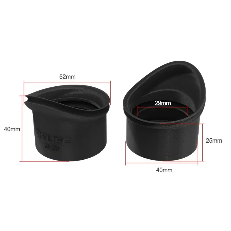 Eye Protector Cups RELIFE M-26 Microscope 3D Goggles Rubber Eyepiece Cover Guards silicone Eyecup most stereo microscopes Strong shading effect