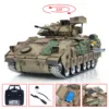 In Stock TD 1/16 Military RC Tank M2A2 Bradley Metal Tracks Road Wheel Infrared Barrel Recoil Radio Control RTR Combat Tank Gift 1