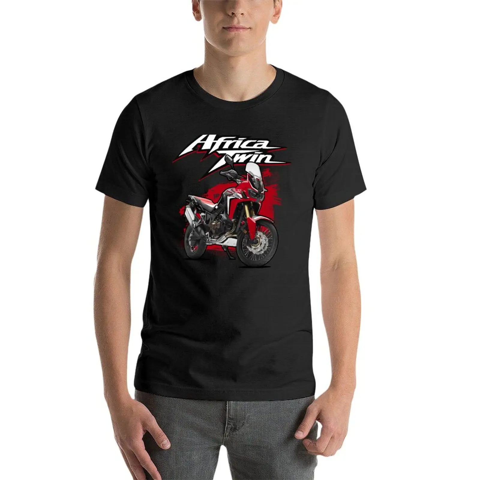 Men's graphic tee color options display