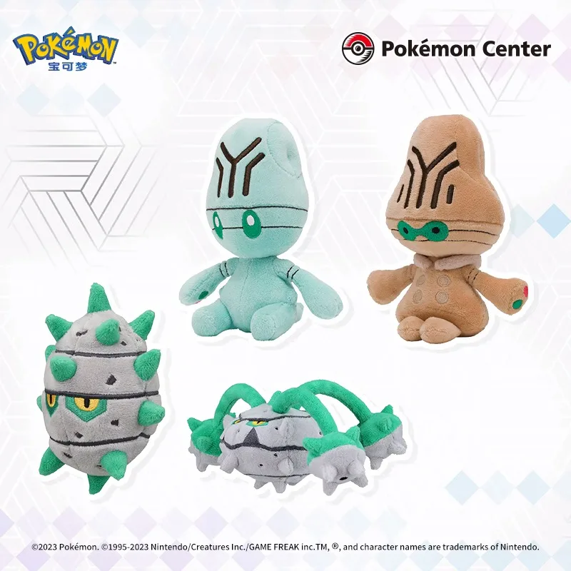 Stock Original Pok&eacute;mon Joltik Axew Tynamo Alomomola Chandelure Litwick Ferroseed Beheeyem Elgyem Game Anime Figure Plush Toys