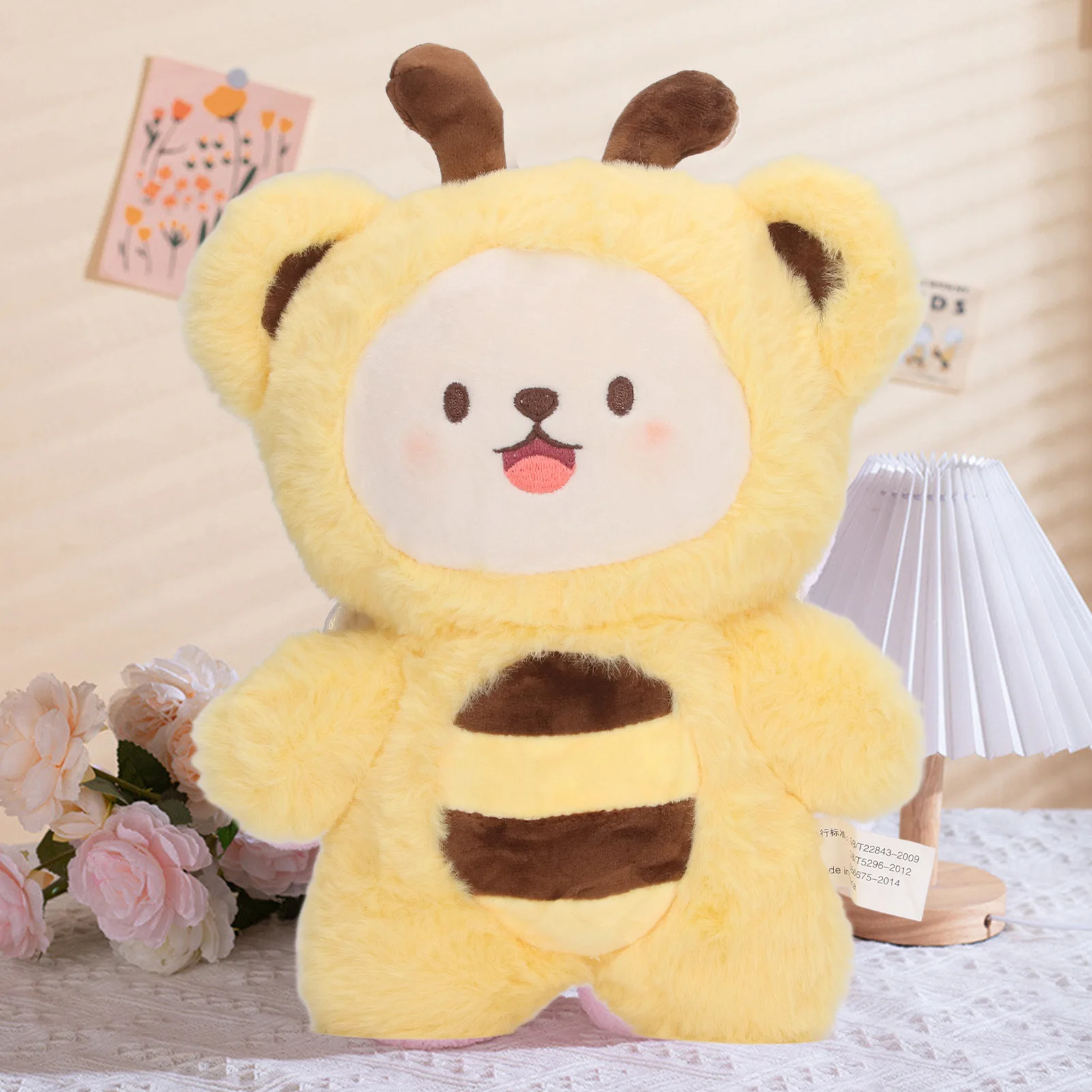 

23cm Cute Plush Dolls Soft Hugging Cartoon Stuffed Plush Dolls for Adults Kids Boys Girls Birthdays Christmas Decoration