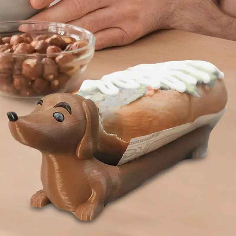 Puppy Shaped Serving Tray Dachshund Snack Holder Hot Dog Holder For Home Family Gatherings Parties Restaurants home tools 4