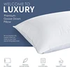 2Pcs 93% Goose Feather Down Pillows Neck Pillows for Sleeping 1 Pair Bed Pillow Inserts 100% Cotton Shell Standard Queen King 2