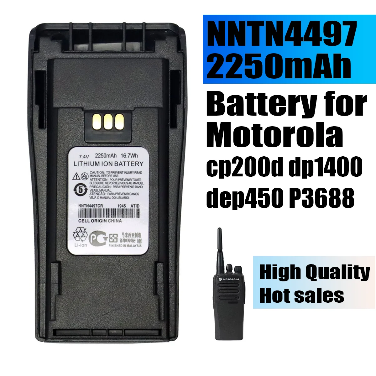 Shock-Resistant CP510-190 Button Battery
