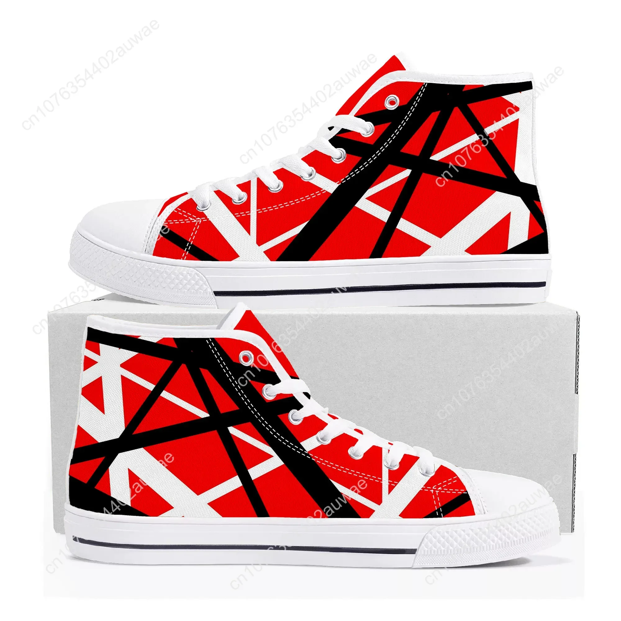 Van Evh 5150 Stripes Halen High Top Sneakers Men Women Teenager Canvas Sneaker 1984 Casual Custom Couple Shoes High Quality Shoe