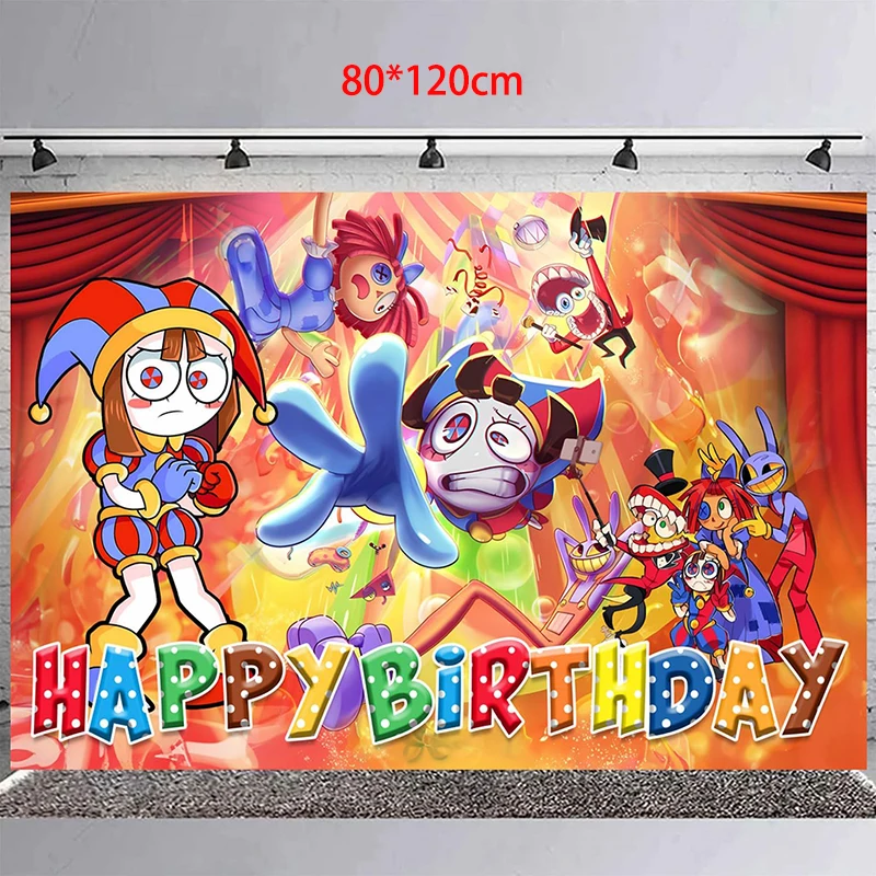 The Amazing Digital Birthday Party Decoration Balloon Banner Cake Topper Amazing Digital Tableware Party Supplies Baby Shower images - 6