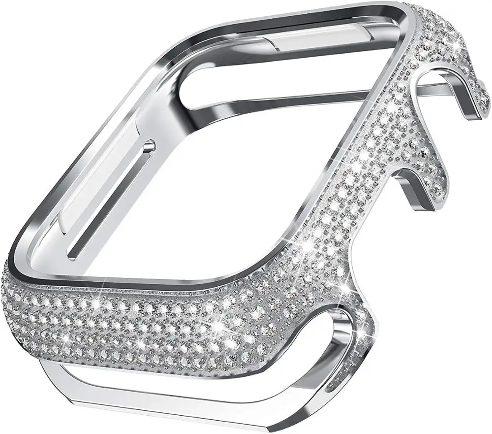 Luxury Diamond Protective Shell for Apple Watch - Omni-directional Protection and Stylish Design