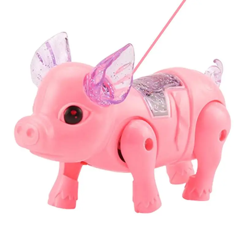 Walking Pig Toy Interactive Pig Pet Toy Animated Gift For Boys And Girls Toddler Twitch Nose Tail Walking Children Birthday Gift 6