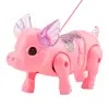Walking Pig Toy Interactive Pig Pet Toy Animated Gift For Boys And Girls Toddler Twitch Nose Tail Walking Children Birthday Gift 6
