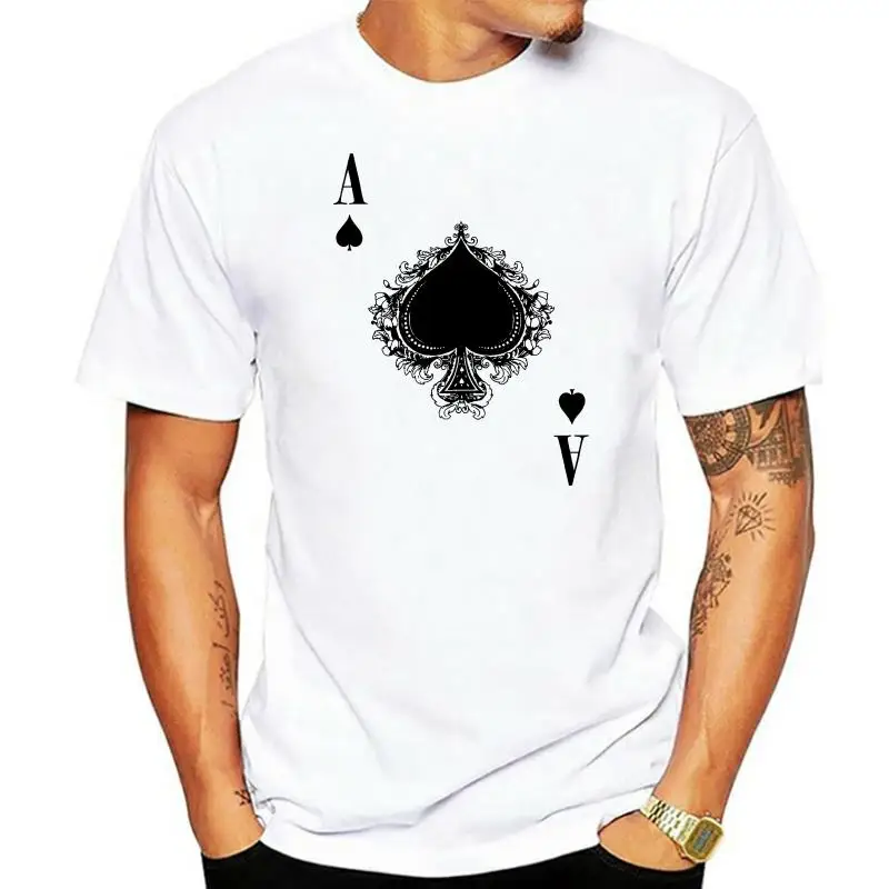 Ace Of Spades Iii T Shirt Spade Ace Poker Card Casino Las Karte Royal Hold Em