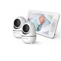 SM70V2 7" 1080P HD Split Screen Video Baby Monitor with two Camera, Hack Proof, Remote Zoom/Pan/Tilt, 4000mAh Battery 6