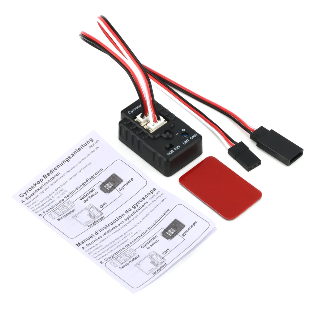 Mini gyroscope RC pour voiture drift bateau 4.8-6V
